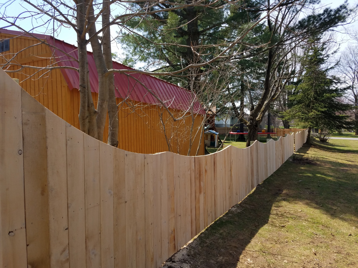 wood fencing